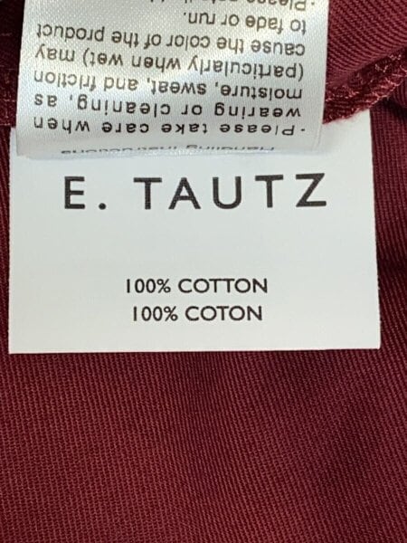 E.TAUTZ(イートウツ) / 別注/SAVILE ROW/ボトム/32/コットン/BRD 