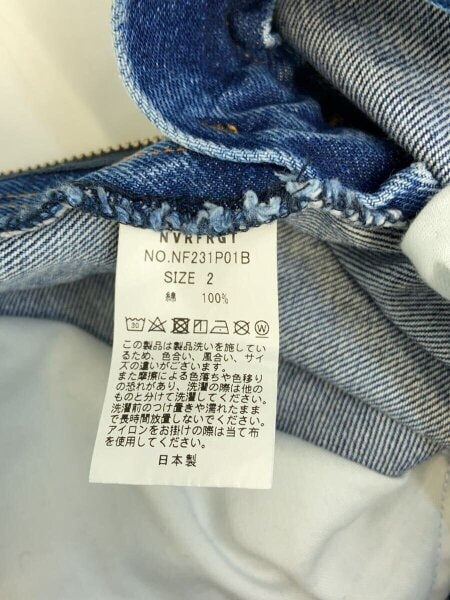 NVRFRGT(ネヴァーフォーゲット) / 23ss/3D Twisted Jeans/ボトム/2