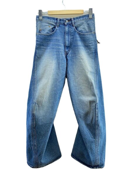 NVRFRGT(ネヴァーフォーゲット) / 裾汚れ有/3D TWISTED WIDE LEG JEANS 
