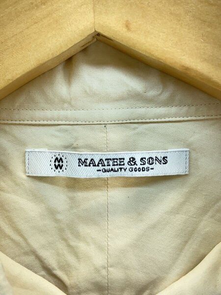 MAATEE&SONS(マーティーアンドサンズ) / 25ss/ELIZABETH SEASILK/長袖 