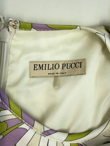 EMILIO PUCCI(エミリオプッチ) / ノースリーブワンピース/36/--/GRN/総