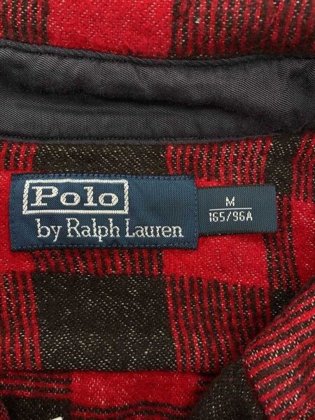 POLO RALPH LAUREN(ポロラルフローレン) / ネルシャツ/M/--/RED
