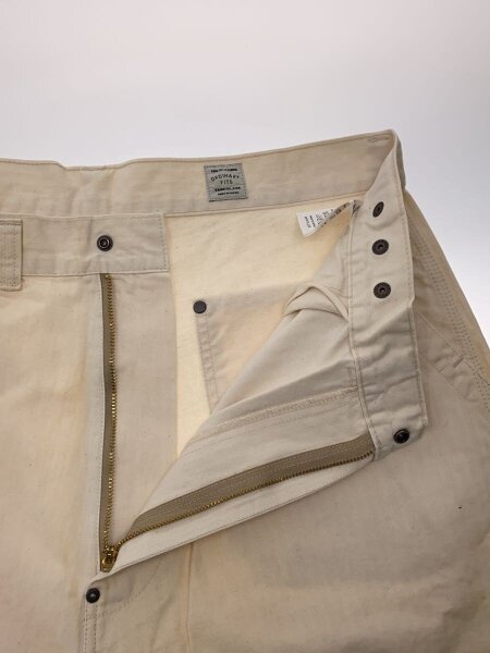 Ordinary Fits / ストレートパンツ/34/コットン/WHT/無地/180-325 Ordinary Fits(オーディナリーフィッツ) / ストレートパンツ/34