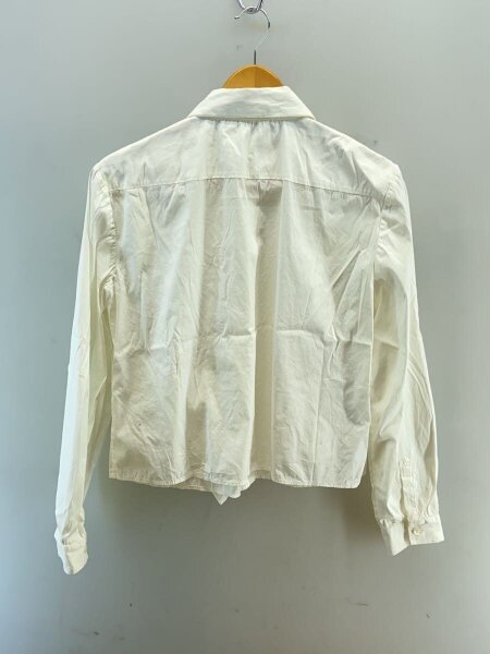 PRADA / フリルシャツ/長袖シャツ/40/コットン/WHT/0000ET-X0009-00009 PRADA(プラダ) / フリルシャツ/長袖シャツ/40/コットン/WHT/0000ET