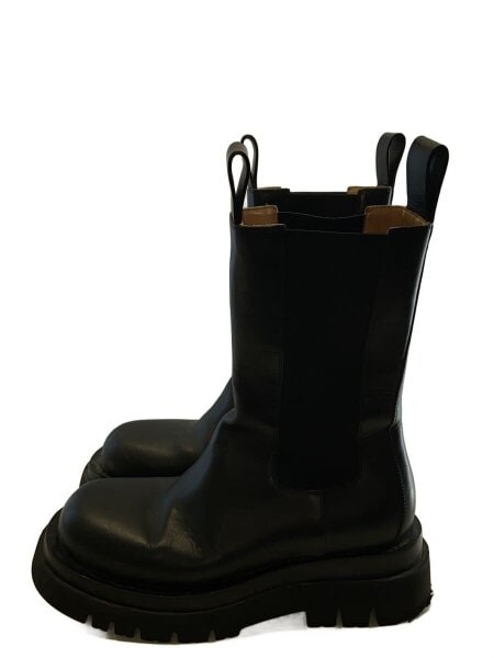 ボッテガヴェネタ ラグブーツ 美品 38 サイドゴア BOTTEGA VENETA(ボッテガヴェネタ) / ラグチェルシーブーツ/サイドゴア