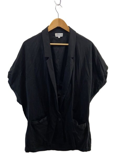 専用✿エブール　ノースリーブ　美品　エンフォルド ENFOLD(エンフォルド) / ノースリーブブラウス/38/コットン/BLK/無地