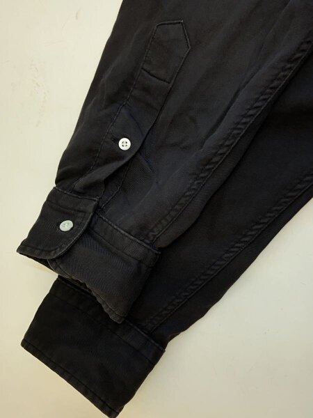 A.PRESSE / 24SS/Double Weave Twill/長袖シャツ/3/コットン/BLK/24SAP-02-03H A.PRESSE(アプレッセ) / 24SS/Double Weave Twill/長袖シャツ/3