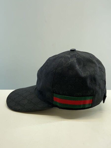 GUCCI(グッチ) / gg柄/キャップ/M/BLK/無地/メンズ | 中古品の販売