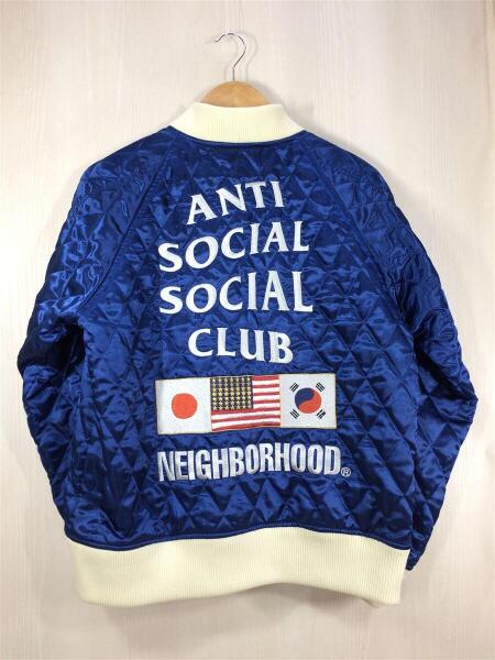 NEIGHBORHOOD(ネイバーフッド) / スカジャン/S/ポリエステル/BLU/無地