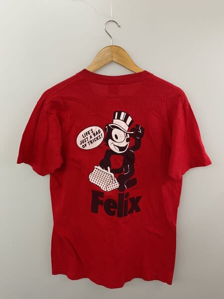 Life’s a Beach / 80s/Felix/Tシャツ/M/コットン/RED// Life's a Beach(ライフズアビーチ) / 80s/Felix/Tシャツ/M/コットン