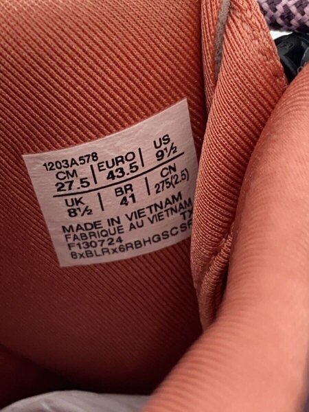 ASICS(アシックス) / ローカットスニーカー/27.5cm/ボルドー