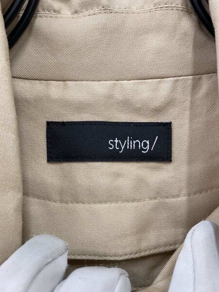 ナローショルダーステンカラーコート styling/(スタイリング) / 21AW 