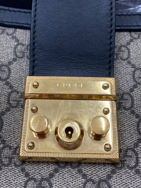GUCCI(グッチ) / ミディアム・ショルダーバッグ_パドロック_GG 