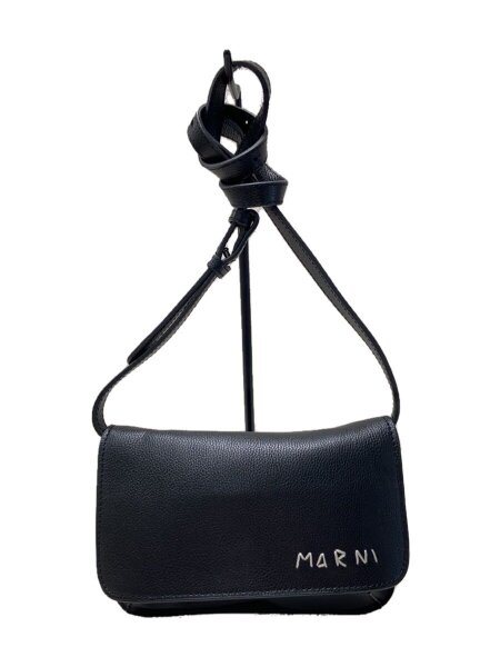 MARNI([イリョウ/フクショク]マルニ) / ショルダーバッグ/レザー/BLK 
