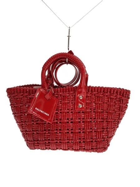 BALENCIAGA(バレンシアガ) / トートバッグ/--/RED/BISTRO | 中古品の 