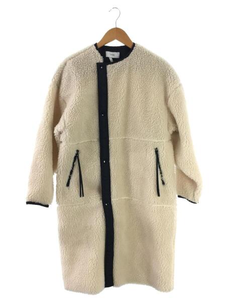 HYKE(ハイク) / FAUX SHEARLING COAT/コート/1/ポリエステル/WHT