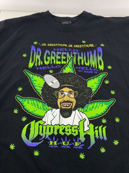 HUF(ハフ) / CYPRESS HILL/Dr Greenthumb Tシャツ/L/コットン/BLK 