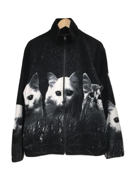 RIPNDIP(リップンディップ) / 猫柄フリースジャケット/M/ポリエステル 