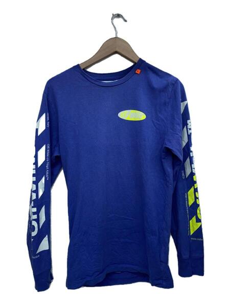 OFF-WHITE(オフホワイト) / 19SS DIAG SPLIT LOGO/長袖Tシャツ/S 