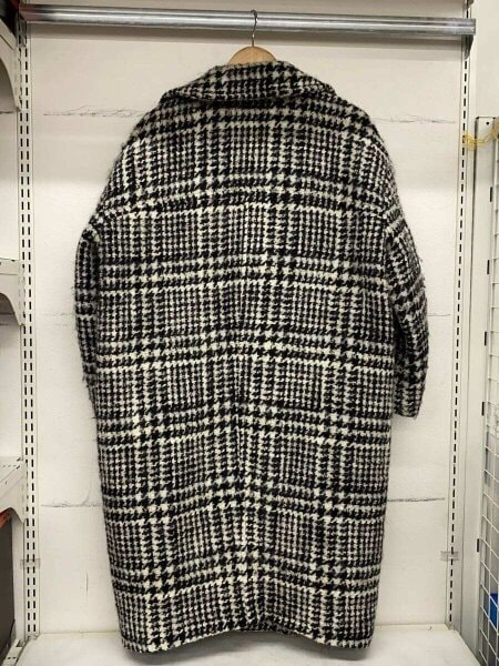 CLANE(クラネ) / コート/0/ウール/ホワイト/チェック/15101-0022/23AW 
