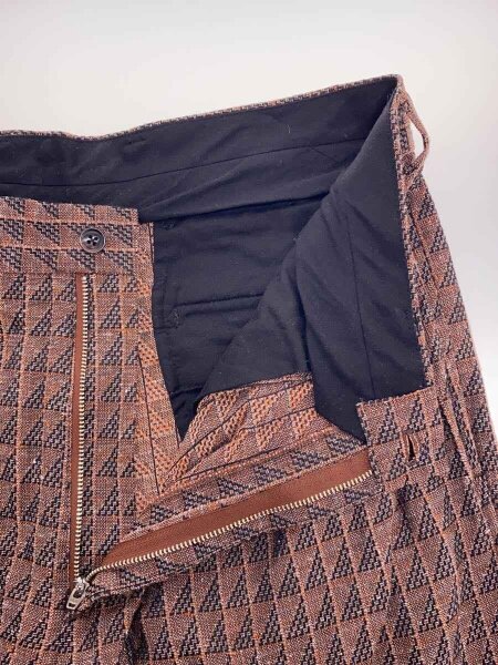 Needles / tucked Trouser-C/PE Geometric Jq /L/コットン/マルチカラー/総柄/MR091A Needles(ニードルズ) / tucked Trouser-C/PE Geometric Jq /L/コットン