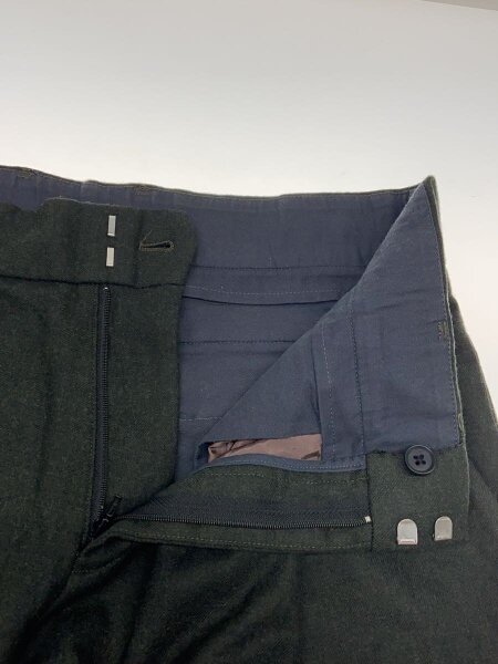 【kolor （カラー）】24AW ウール パンツ サイズ1 kolor(カラー) / ワンタック/24AW/スラックスパンツ/1/ウール/GRN