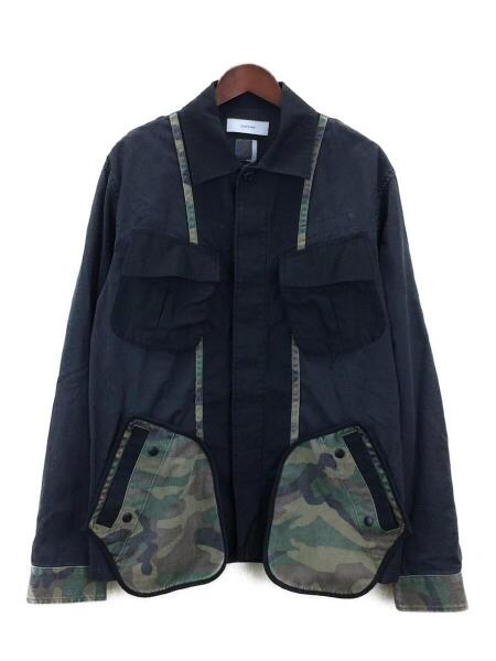 FACETASM ファセッタズム CAMO MIX M-65 ミリタリーシャツ｜トップス