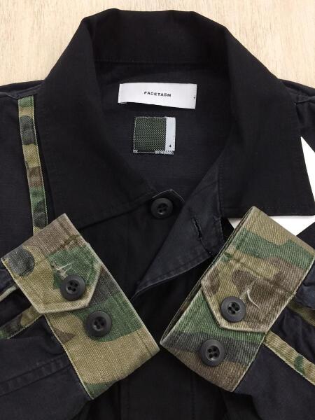 FACETASM ファセッタズム CAMO MIX M-65 ミリタリーシャツ｜トップス
