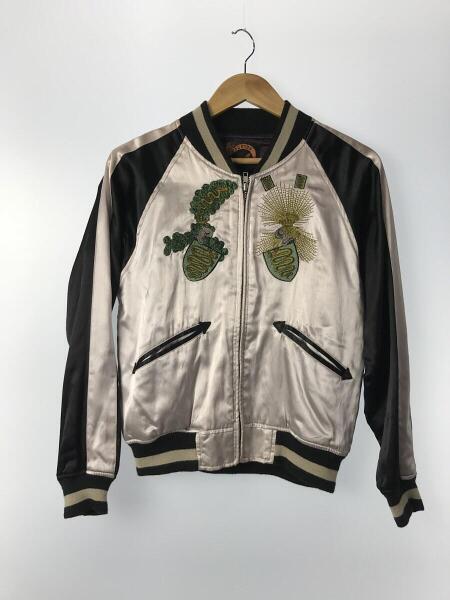 HOUSTON(ヒューストン) / スカジャン/FREE/レーヨン/PNK/エンブレム