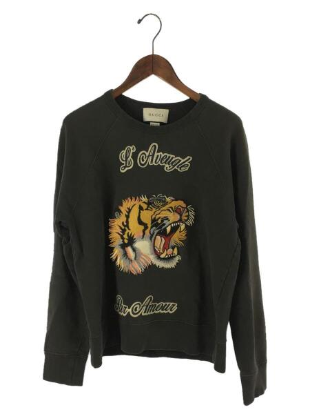 GUCCI(グッチ) / グッチ/タイガーパッチクルーネックトレーナー 