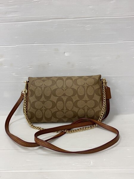 COACH(コーチ) / ショルダーバッグ/レザー/BRW/総柄/F34615 | 中古品の 