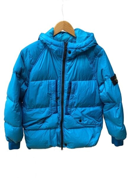 ち*め様 年末年始セール　STONE  ストーンアイランド　ダウンベ STONE ISLAND(ストーンアイランド) / ダウンジャケット/S/ナイロン/BLU