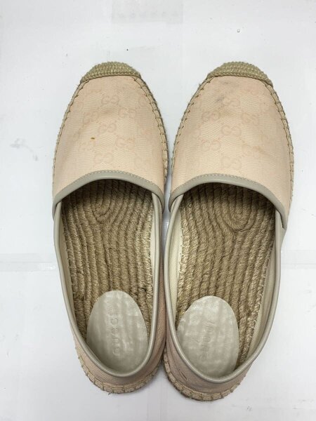 GUCCI(グッチ) / エスパドリーユ/38/BEG/キャンバス/466902/GG 