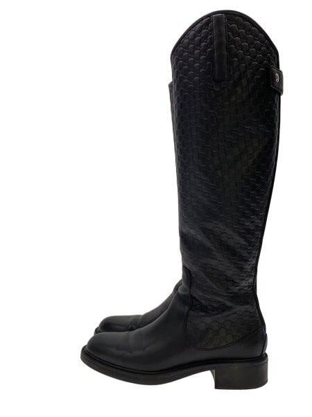 GUCCI(グッチ) / ロングブーツ/36/BLK/レザー/494516/マイクロ 