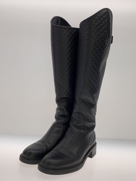 GUCCI(グッチ) / ロングブーツ/36/BLK/レザー/494516/マイクロ 