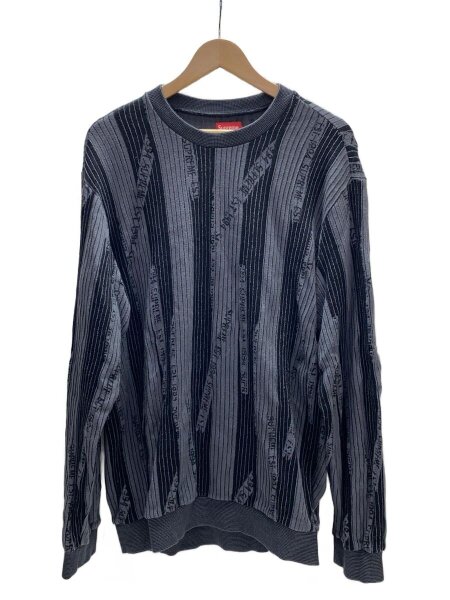Supreme(シュプリーム) / スウェット/XL/コットン/GRY/総柄/Textured 