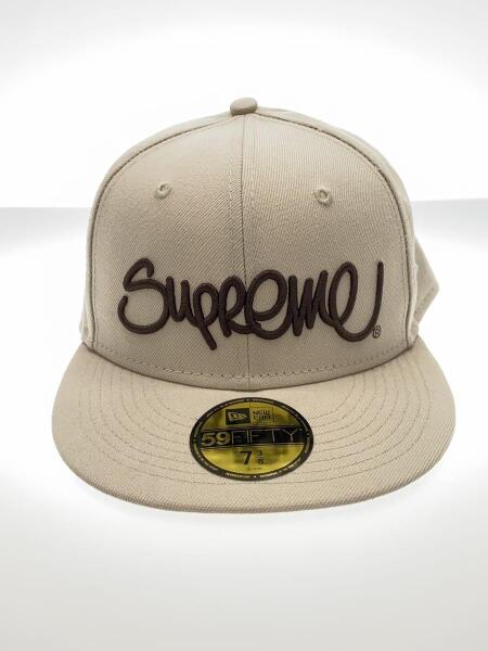 Supreme ニューエラ 59FIFTY キャップ ベージュ 7 3/8