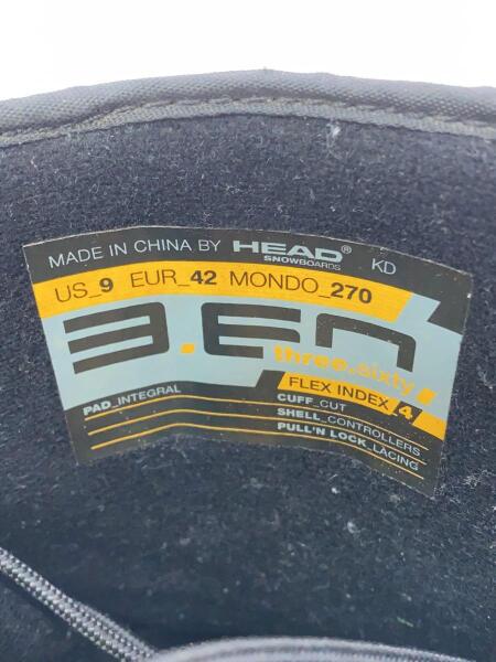 HEAD(ヘッド) / スノーボードブーツ/US9/BLK | 中古品の販売・通販なら  