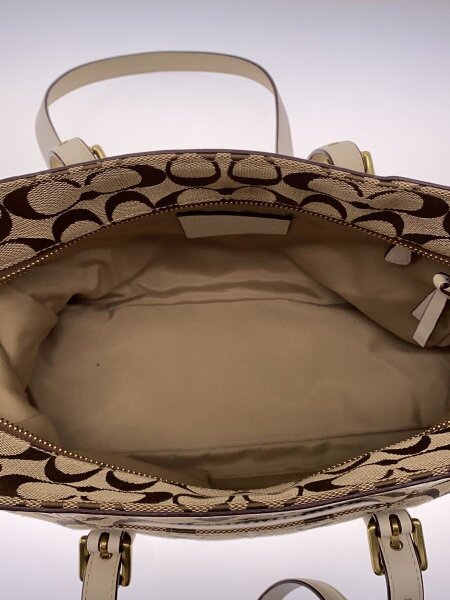 コーチ ギャラリー トートバッグ シグネチャー キャンバス 中古美品 COACH(コーチ) / ギャラリートートバッグ_シグネチャー/キャンバス/BRW