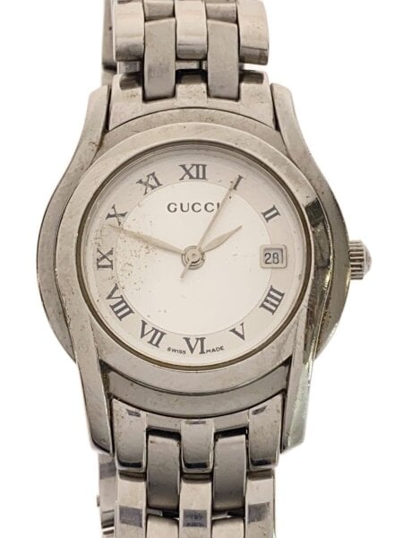 GUCCI(グッチ) / クォーツ腕時計/アナログ/ステンレス/シルバー/5500L 