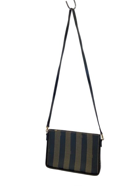 W*!様 Fendi ストライプ ショルダーバッグ FENDI(フェンディ) / ショルダーバッグ/--/BRW/ストライプ | 中古品の