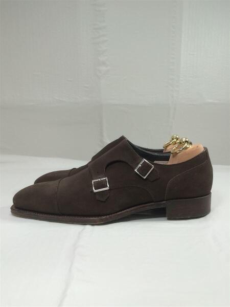 SHETLANDFOX◇ダブルモンクストラップドレスシューズ/US7/BLK