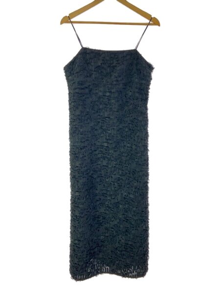 ADAM ET ROPE◇ヘアリージャガードキャミワンピース/FREE/ポリエステル