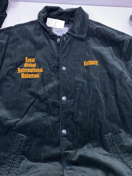 Carhartt(カーハート) ⁄ letterman jacket⁄スタジャン⁄L⁄コットン⁄GRN