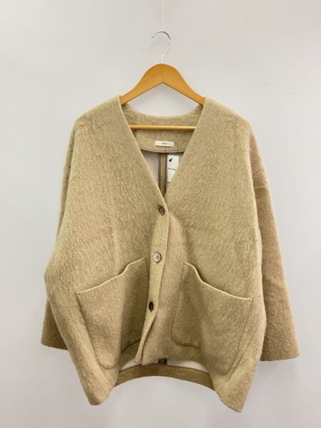 yori / カーディガン(薄手)/FREE/ウール/CML/無地/YR2125-098AW-6 yori◇カーディガン(薄手)/FREE/ウール/CML/無地/YR2125-098AW-6 2025