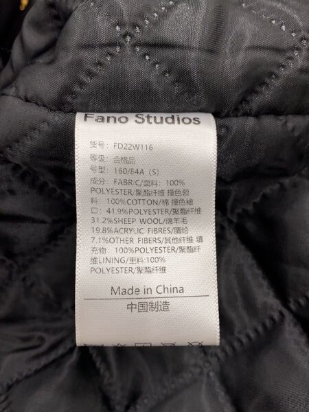 Fano Studios(ファノストゥディオズ) / コーデュロイカラーハーフ 