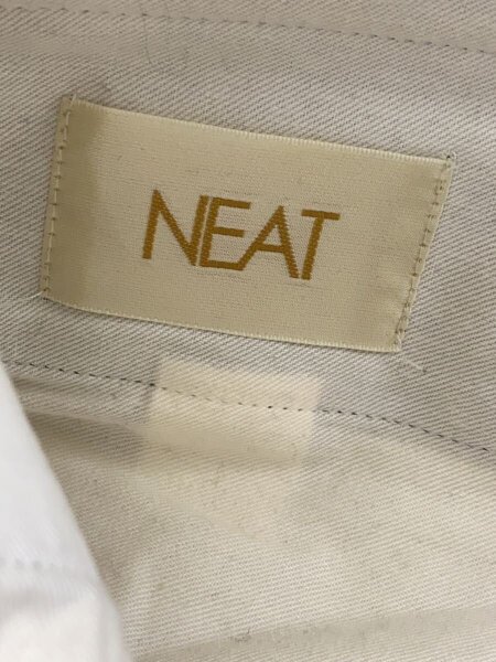 NEAT(ニート) / 2タックボタンフライスラックスパンツ/44/コットン/BLK