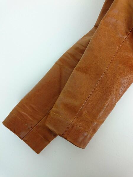 DENHAM(デンハム) / レザージャケット・ブルゾン/XS/牛革/BRW/無地