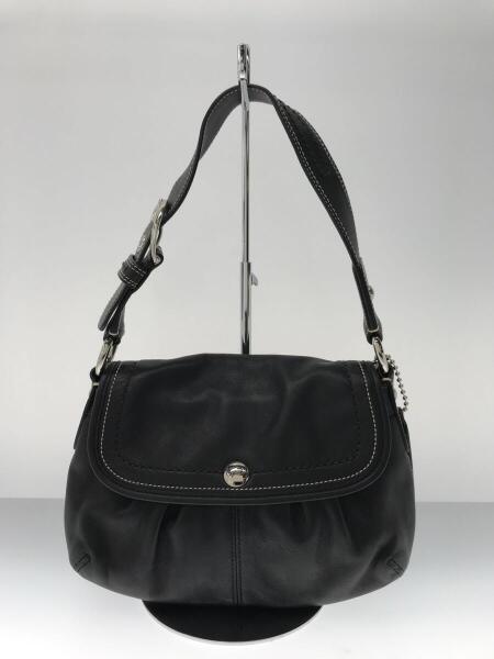 COACH(コーチ) / ショルダーバッグ/レザー/BLK/無地/F13728 | 中古品の 