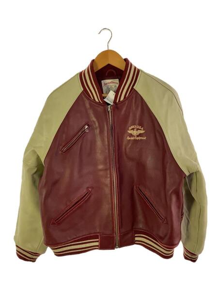 AVIREX アヴィレックス 革ジャン オールレザー スタジャン ブラウン S
